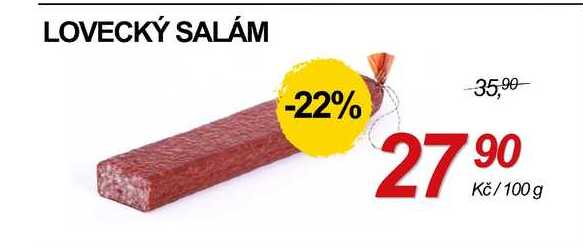 LOVECKÝ SALÁM, 100 g