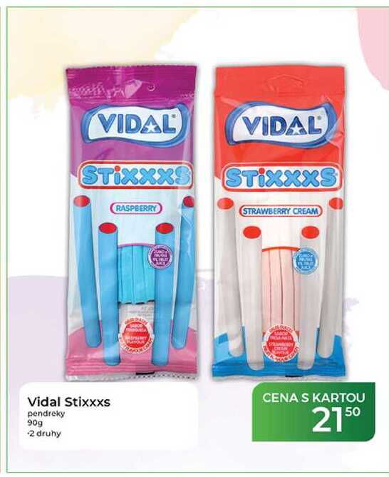 Vidal Stixxxs pendreky 90g