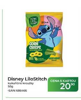 Disney LiloStitch kukuřičné kroužky 50g 