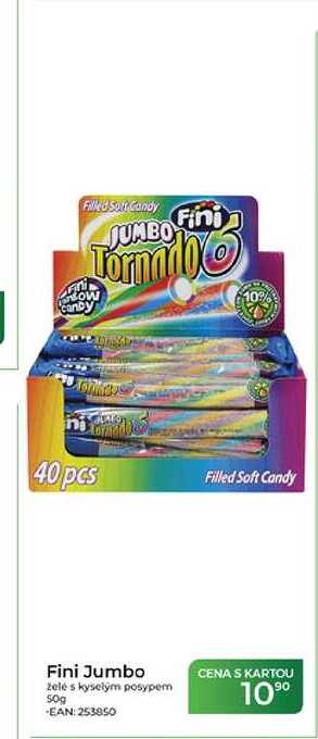 Fini Jumbo želé s kyselým posypem 50g