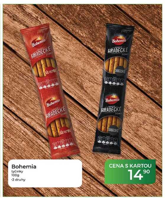 Bohemia tyčinky 100g  