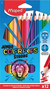 Maped Color'Peps Strong Jumbo Bezdřevé pastelky