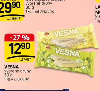 VESNA vybrané druhy 50 g