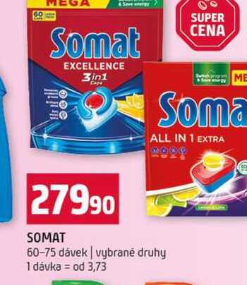 SOMAT 60-75 dávek vybrané druhy Terno