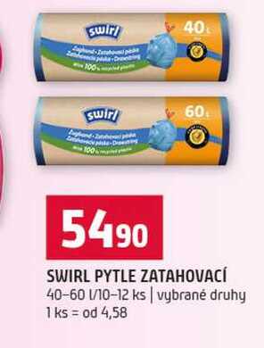 SWIRL PYTLE ZATAHOVACÍ 40-60l /10-12 ks vybrané druhy 