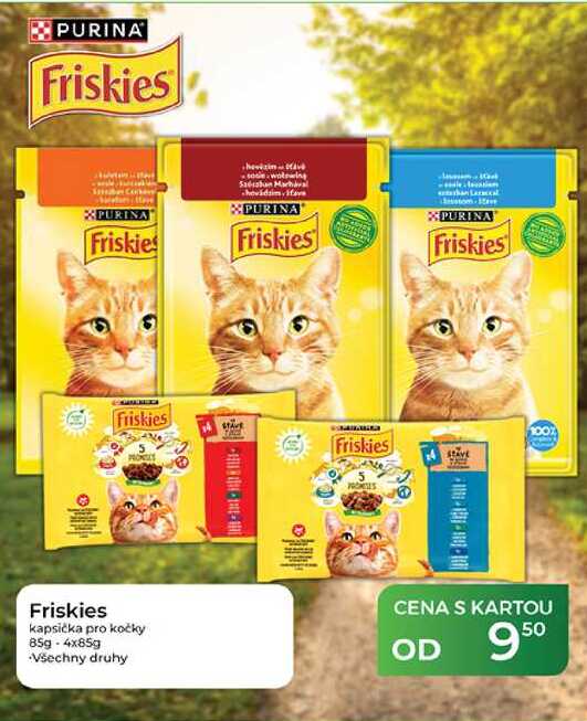Friskies kapsička pro kočky 85g-4x85g 