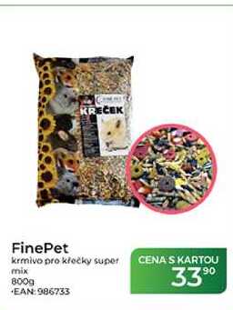FinePet krmivo pro křečky super mix 800g  