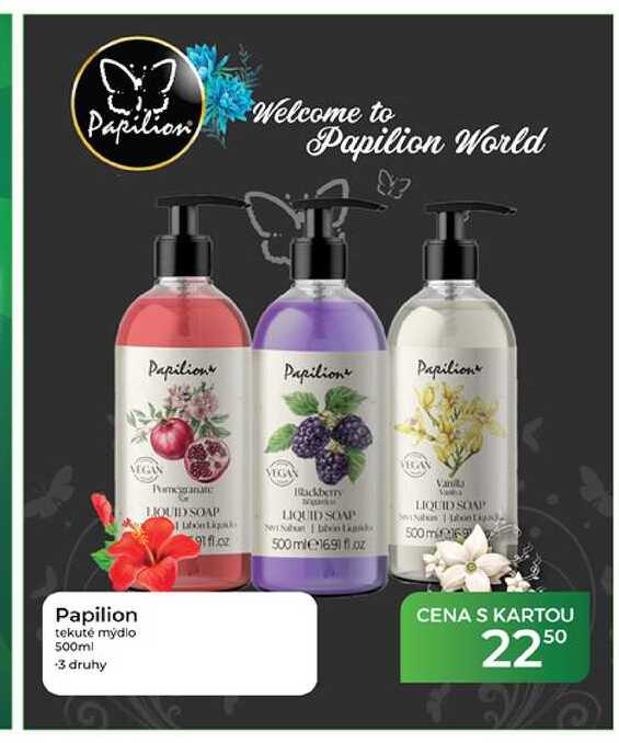 Papilion tekuté mýdlo 500ml