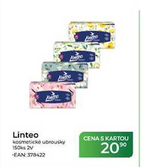 Linteo kosmetické ubrousky 150ks 2V