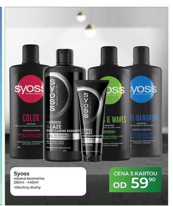 Syoss vlasová kosmetika 250ml -440ml 