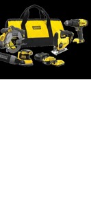 STANLEY FATMAX AKU KOMBINOVANÁ SADA ELEKTRICKÉHO NÁŘADÍ 18V V20 SFMCK412MDS-QW + 4,0 AH BATERIE ZDARMA1