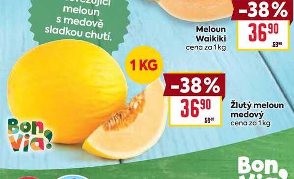 Žlutý meloun medový cena za 1 kg