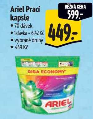 Ariel Prací kapsle, 70 dávek