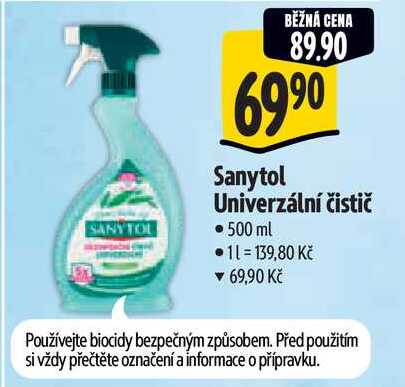 Sanytol Univerzální čistič, 500 ml