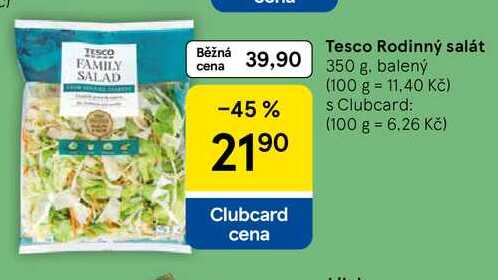 Tesco Rodinný salát, 350 g. balený 
