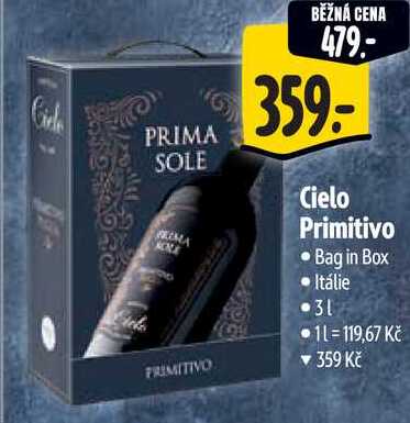 Cielo Primitivo, 3 l