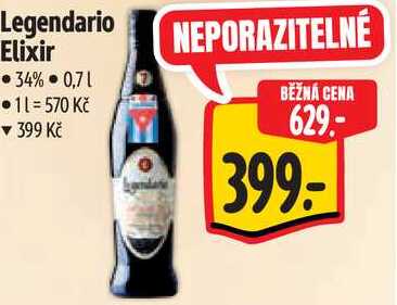 Legendario Elixir, 0,7 l