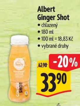 Albert Ginger Shot, 180 ml