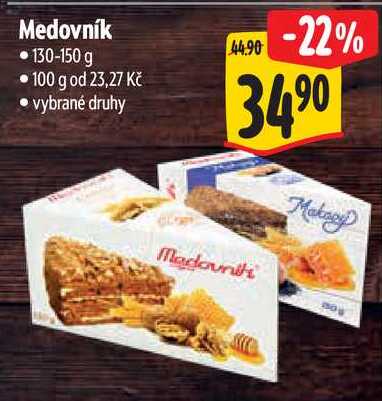 Medovník, 130-150 g