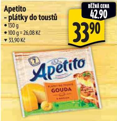 Apetito - plátky do toustů, 130 g 