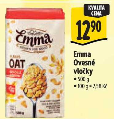 Emma Ovesné vločky, 500 g