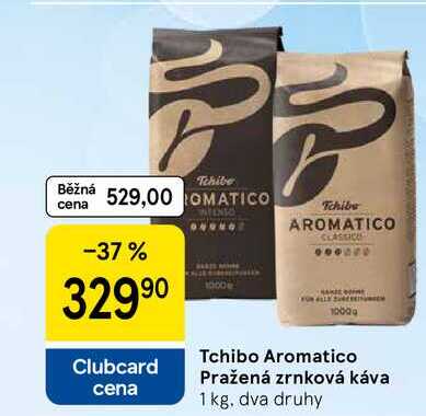 Tchibo Aromatico Pražená zrnková káva, 1 kg, dva druhy 