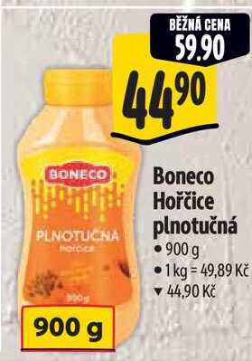 Boneco Hořčice plnotučná, 900 g