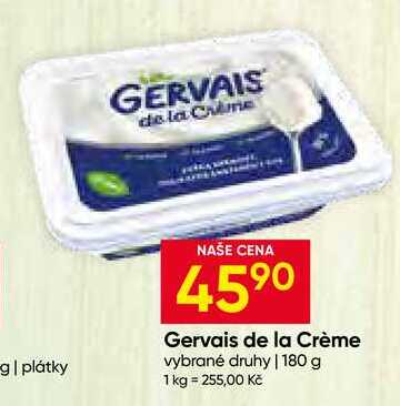 Gervais de la Crème vybrané druhy 180 g