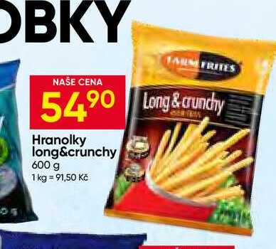 Hranolky long&crunchy 600 g