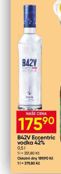 B42V Eccentric vodka 42% 0,5L