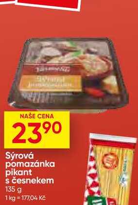 Sýrová pomazánka pikant s česnekem 135 g