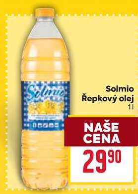 Solmio Řepkový olej 1l