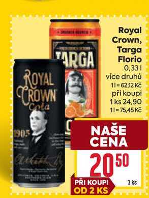 Royal Crown, Targa Florio 0,33l