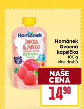 Hamánek Ovocná kapsička 100 g