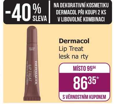 Dermacol Lip Treat lesk na rty Teta drogerie