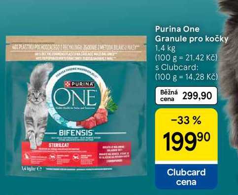 Purina One Granule pro kočky, 1,4 kg
