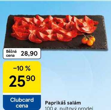 Paprikáš salám, 100 g