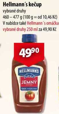 Hellmann's kečup, 460-477 g