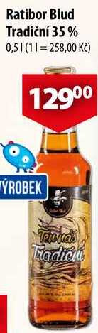 Ratibor Blud Tradiční 35%, 0,5 l