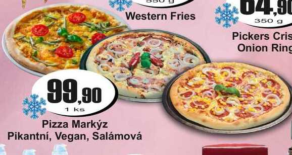 Pizza Markýz Pikantní, Vegan, Salámová