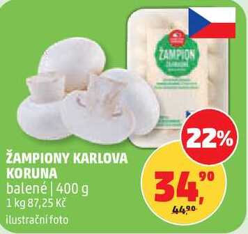 ŽAMPIONY KARLOVA KORUNA balené, 400 g