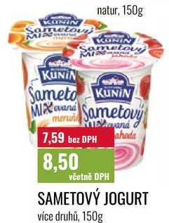 SAMETOVÝ JOGURT, více druhů, 150g 