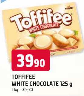 TOFFIFEE WHITE CHOCOLATE 125 g