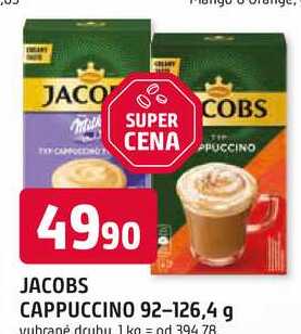 JACOBS CAPPUCCINO 92-126,4 g