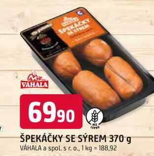ŠPEKÁČKY SE SÝREM 370 g