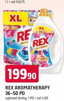 REX AROMATHERAPY 36-50 PD
