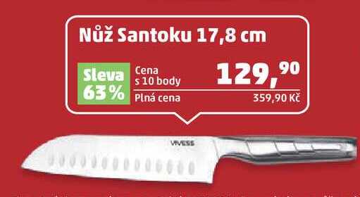 Nůž Santoku 17,8 cm