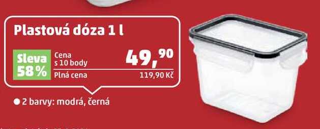 Plastová dóza 1 l