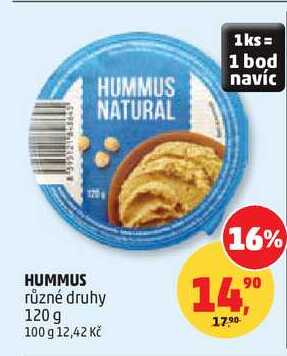 HUMMUS různé druhy, 120 g