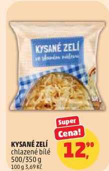 KYSANÉ ZELÍ chlazené bílé, 500/350 g
